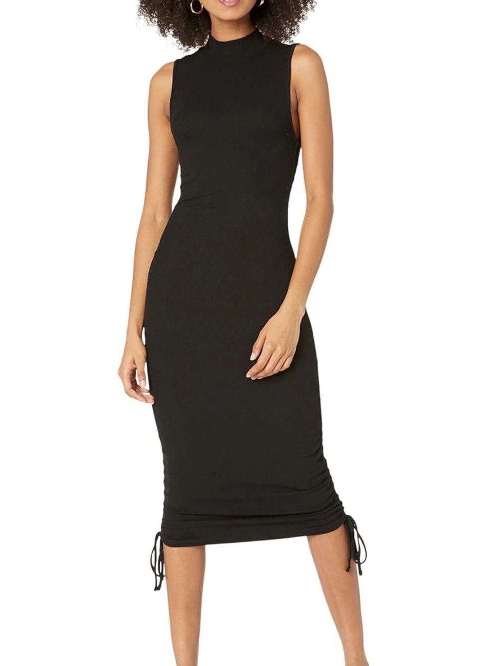 BB Dakota Smoke Show Mock Neck Midi Dress